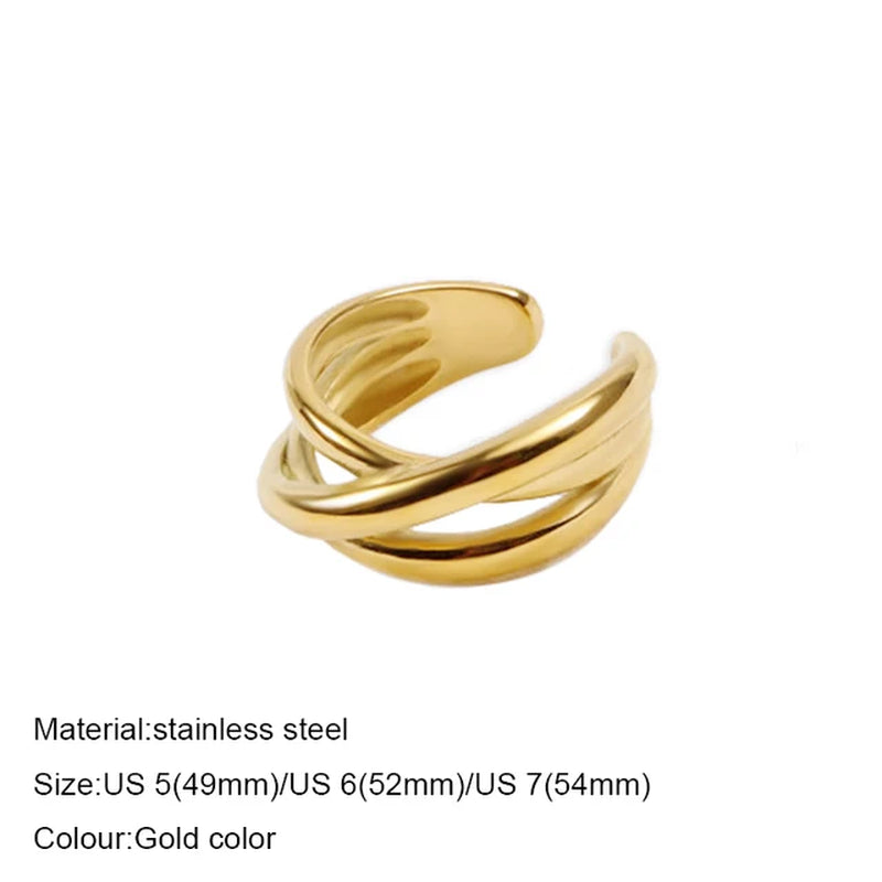 Fashion Ring 316L Stainless Steel Ring Anillo Ringen Mujer Women Rings Bague Couple Matching Jewlery Fashion Gifts Do Not Fade