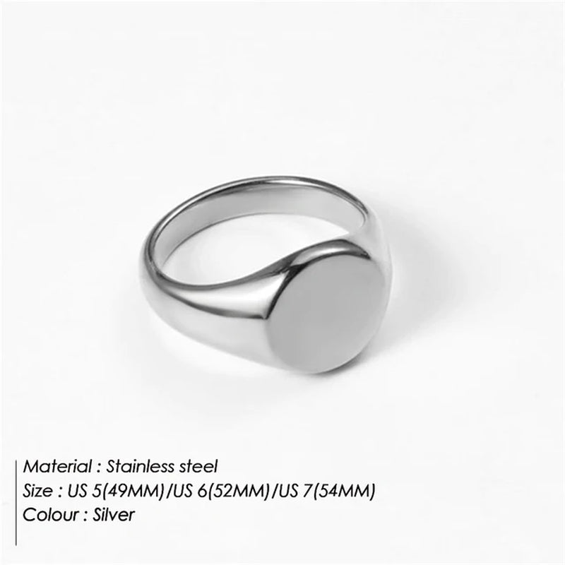 Fashion Ring 316L Stainless Steel Ring Anillo Ringen Mujer Women Rings Bague Couple Matching Jewlery Fashion Gifts Do Not Fade