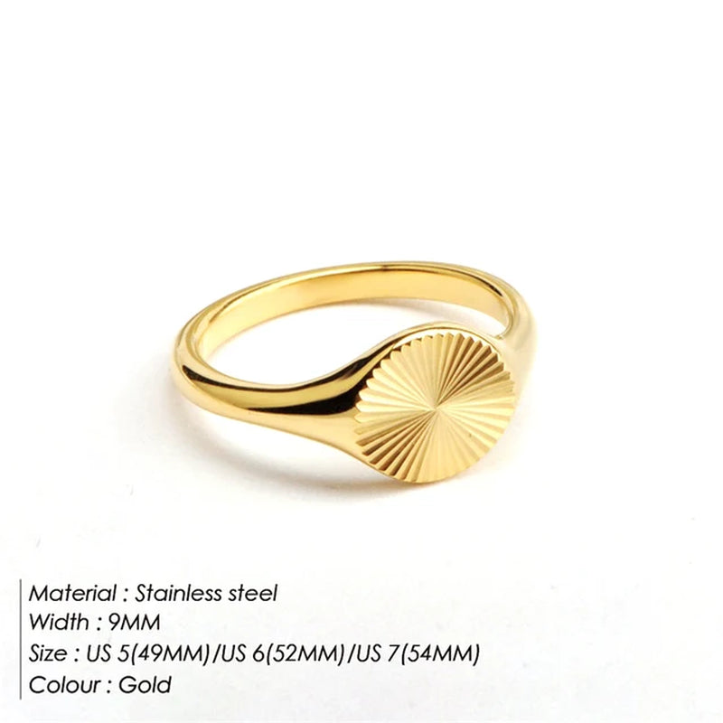 Fashion Ring 316L Stainless Steel Ring Anillo Ringen Mujer Women Rings Bague Couple Matching Jewlery Fashion Gifts Do Not Fade