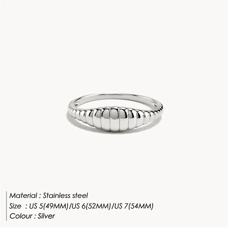 Fashion Ring 316L Stainless Steel Ring Anillo Ringen Mujer Women Rings Bague Couple Matching Jewlery Fashion Gifts Do Not Fade